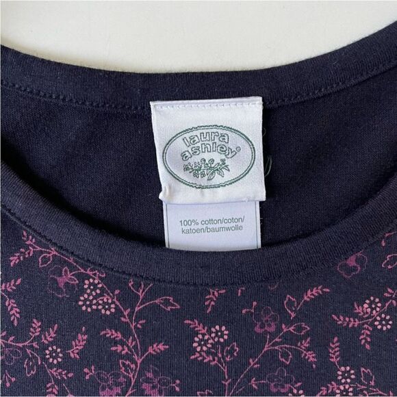 Vintage Laura Ashley 90’s Tee Floral XL - Picture 6 of 7